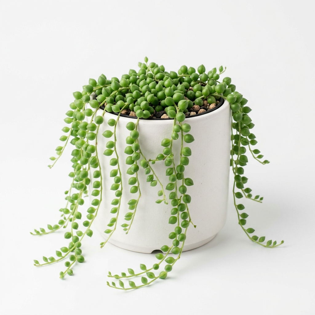 グリーンネックレス(デザイン白磁鉢付)